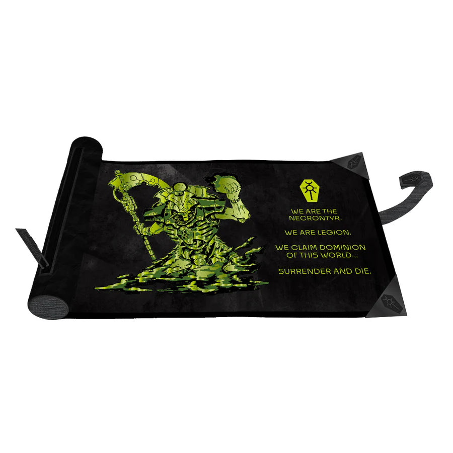 Necrons Premium Foil Dice Scroll for Warhammer 40,000 – Cosmic Games