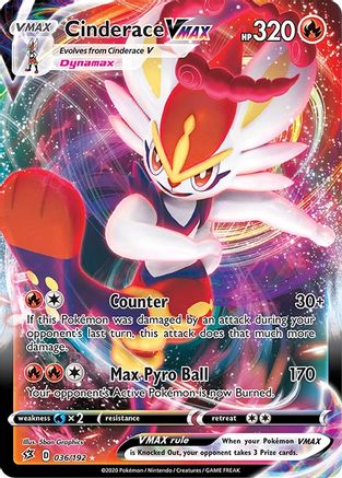 Cinderace VMAX (036/192) [Sword & Shield: Rebel Clash] – Cosmic Games