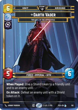 Darth Vader - Twilight of the Apprentice (162) (162) - Sector and Regional Promos Season 1 Foil