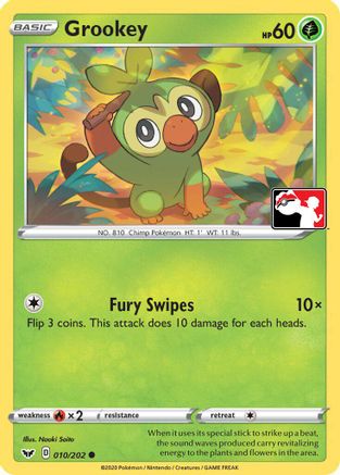 Grookey (Library Exclusive) (011/null) - Reverse Holofoil Miscellaneous Cards & Products - Common