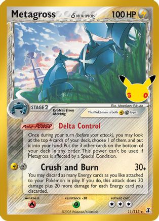 Metagross (Delta Species) (011/null) - Holofoil ME 30th Celebration Classic Collection - Classic Collection