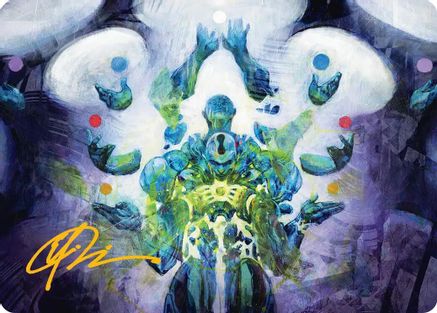 Avatar of Burgeoning Echoes Art Card (Gold-Stamped Signature) (ASFRA-024) - Art Series: Reality Fracture