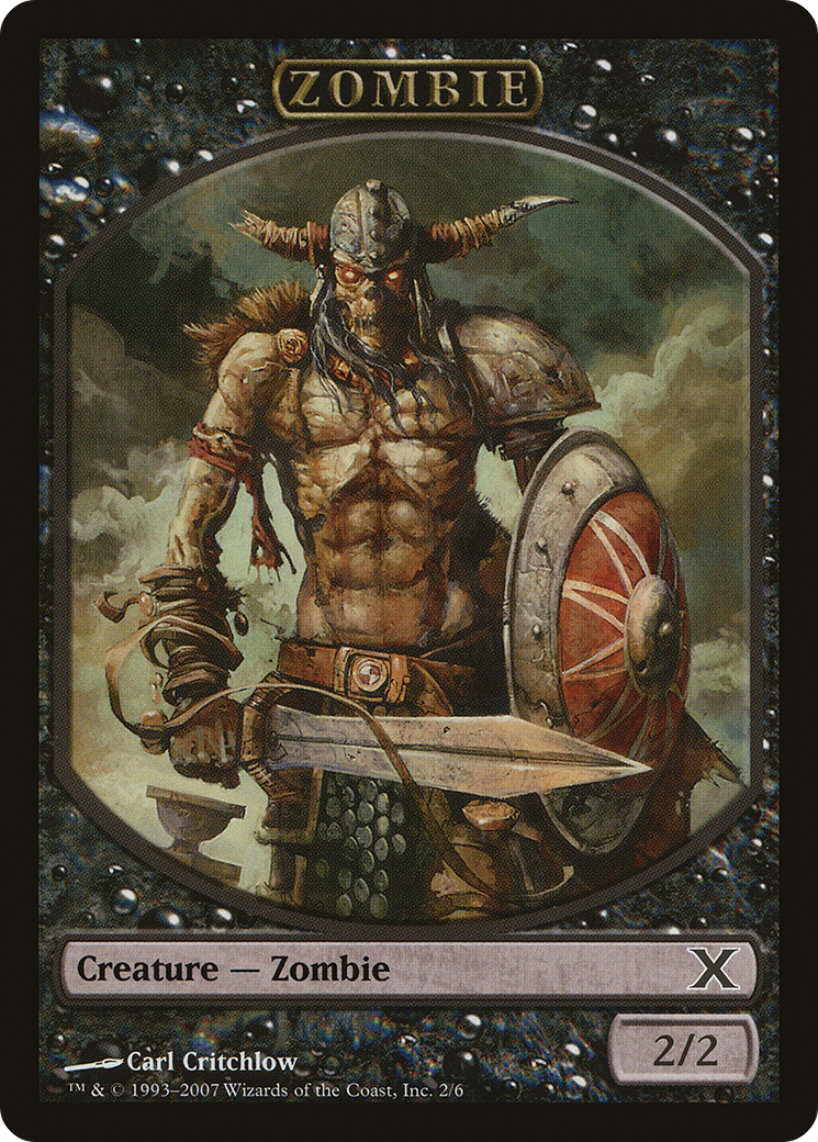 zombie token cards mtg [Tenth Edition Tokens] – Cosmic Games phyrexian Crimson Vow Tokens Type Magic: The Gathering Etched Version:(Sapphire & Steel)