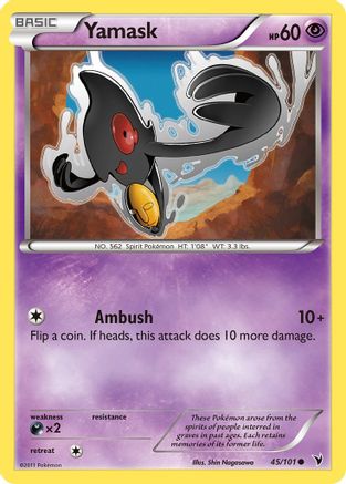 yamask pokemon card Yamask | Black & WhiteNoble Victories