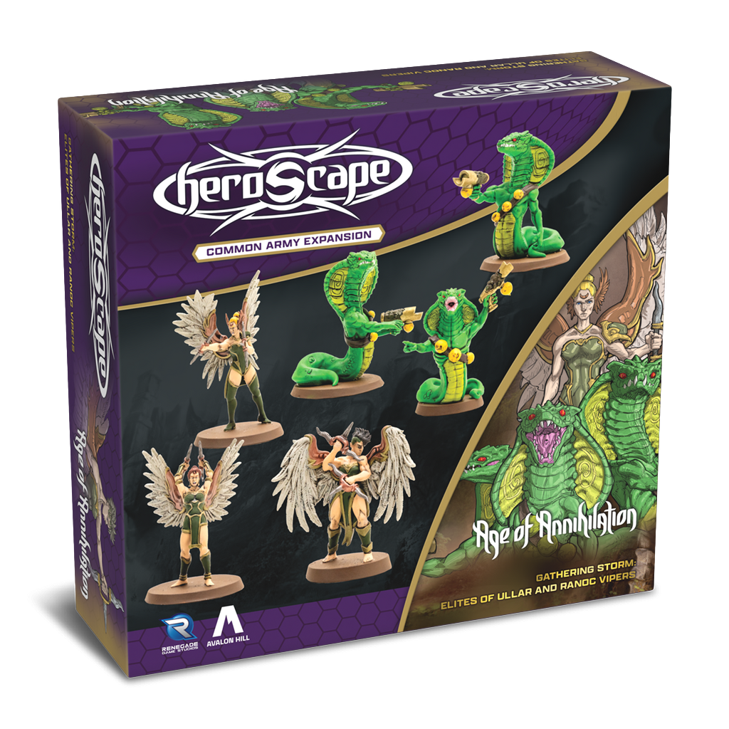 Heroscape: Elite of Ullar and Ranoc Vipers Army Expansion
