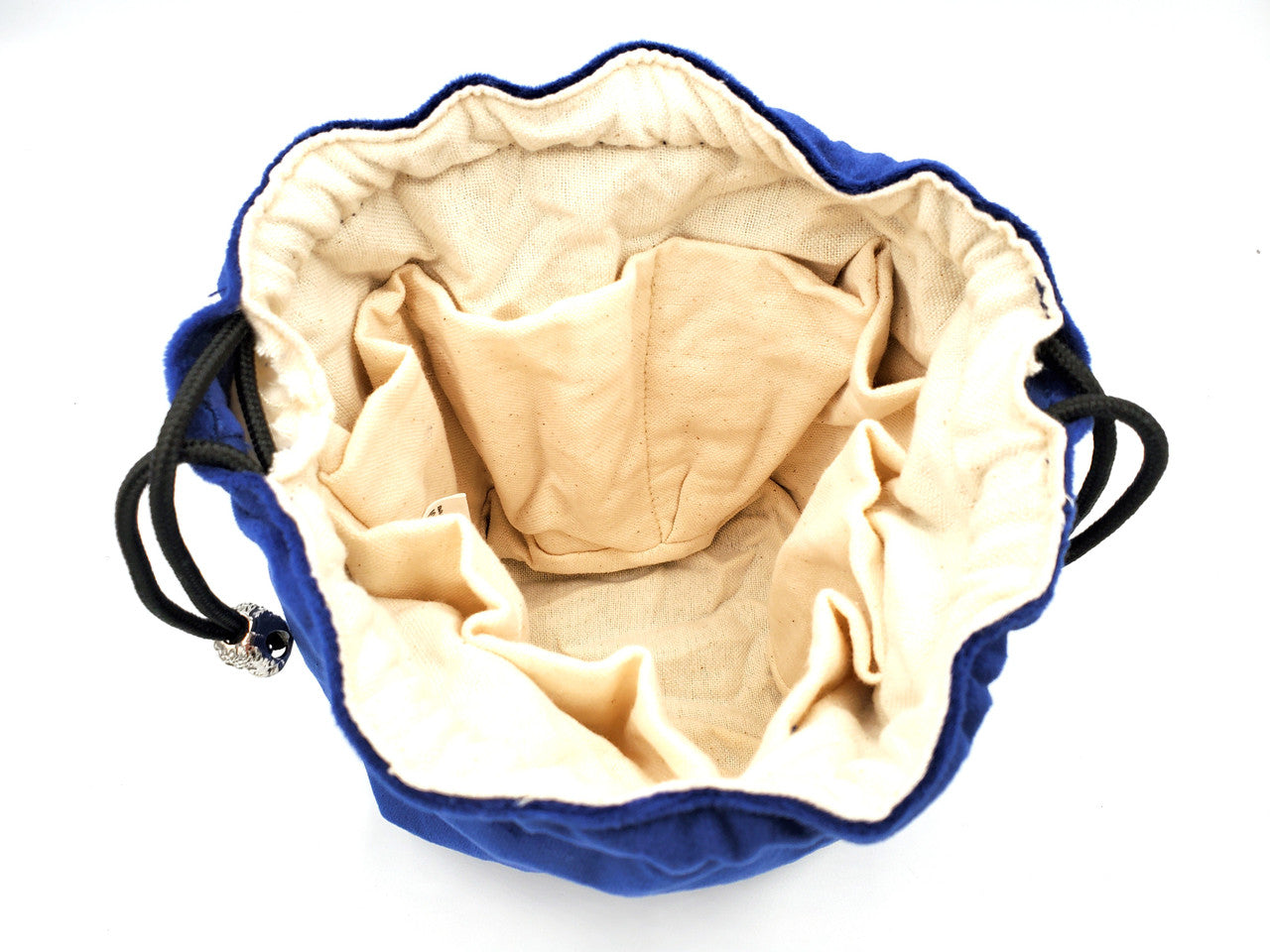 Old School Bag of Many Pouches RPG DnD Dice Bag: Royal Blue