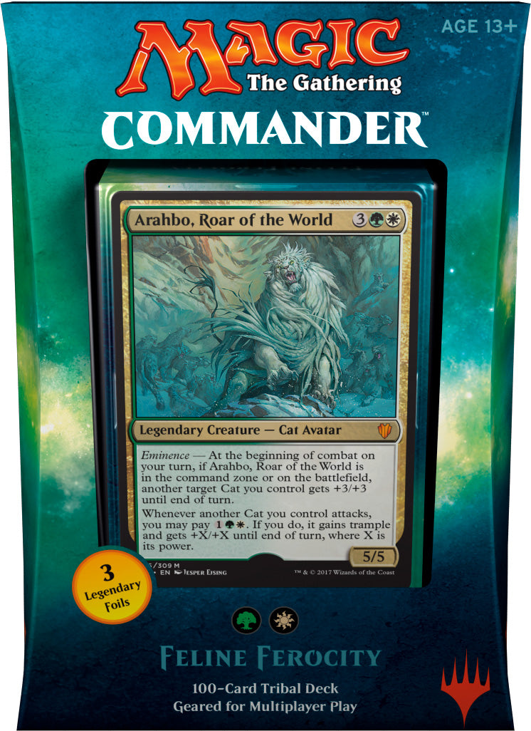 Commander 2017 Commander Deck: Feline Ferocity