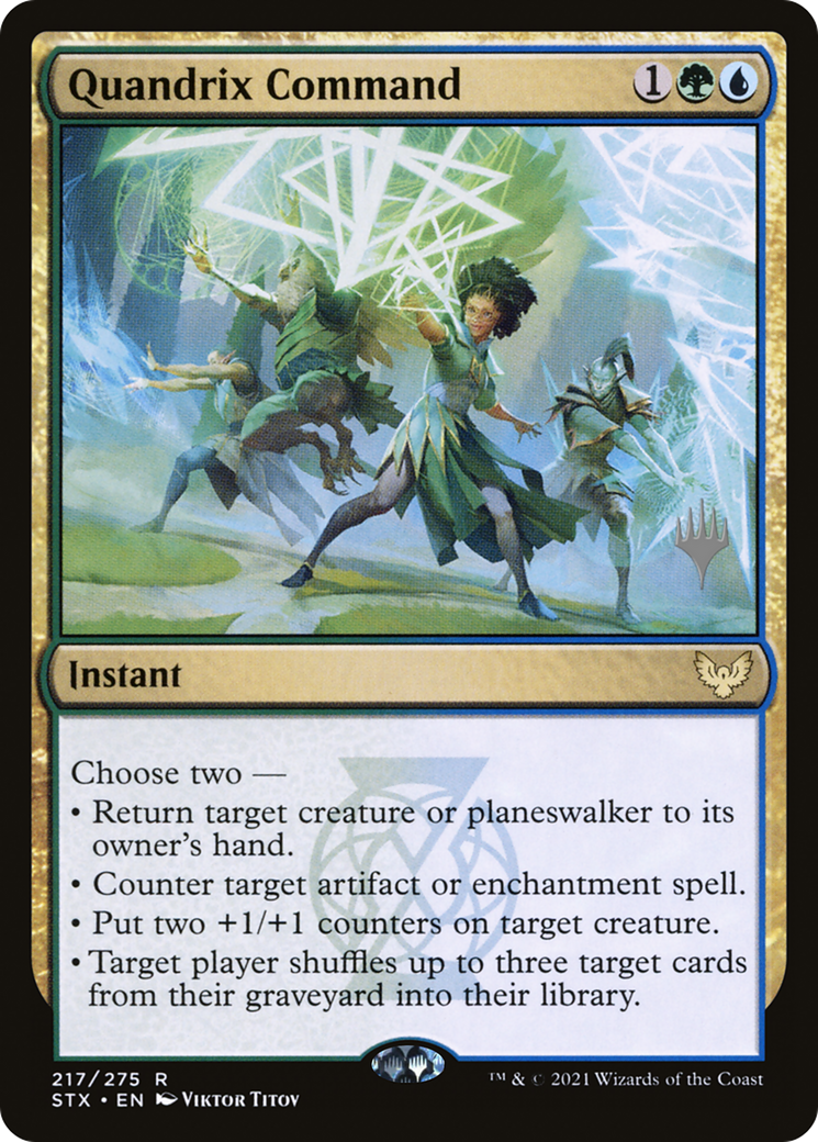 Quandrix Command (Promo Pack) [Strixhaven: School of Mages Promos]