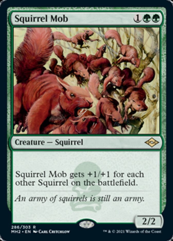 Squirrel Mob (MH2-286) - Modern Horizons 2 Foil