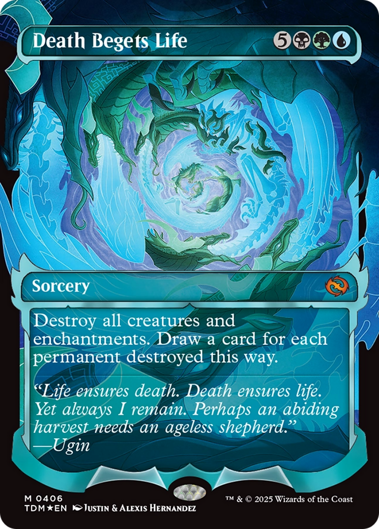 Death Begets Life (Showcase) (Japanese) [Tarkir: Dragonstorm]