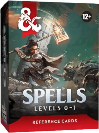 D&D Reference Cards: Spell Levels 0-1