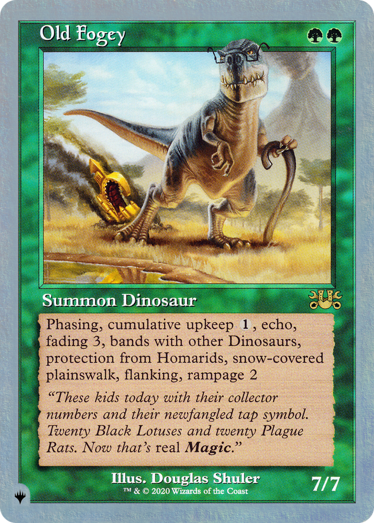 Old Fogey (Unfinity Foil Edition) [The List]