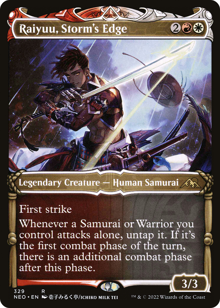Raiyuu, Storm's Edge (Showcase Samurai) [Kamigawa: Neon Dynasty]