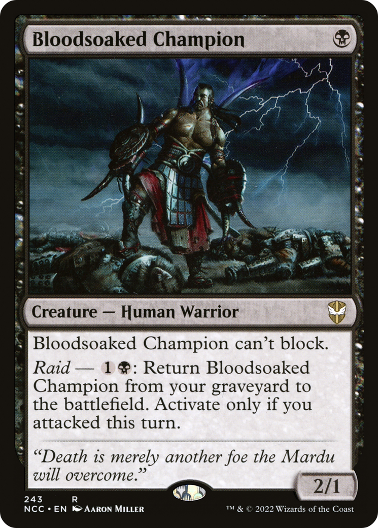 Bloodsoaked Champion [Streets of New Capenna Commander]