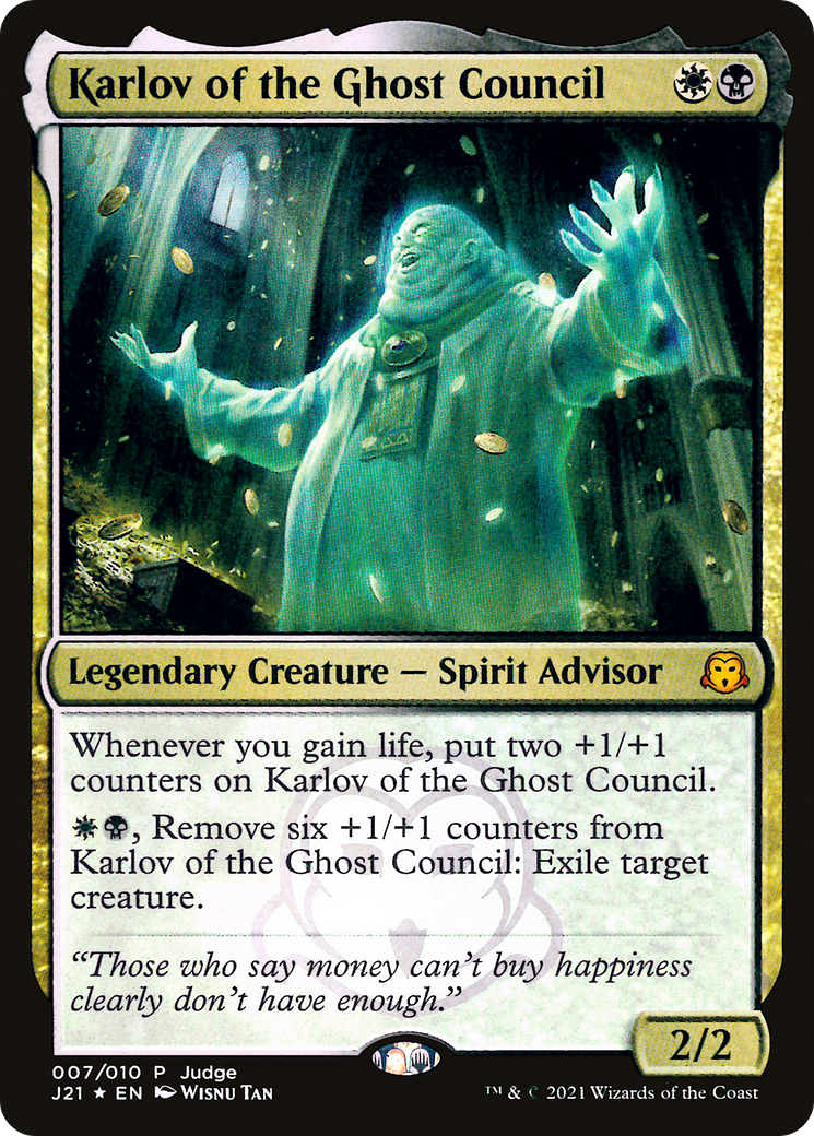 Karlov of the Ghost Council [Judge Gift Cards 2021]