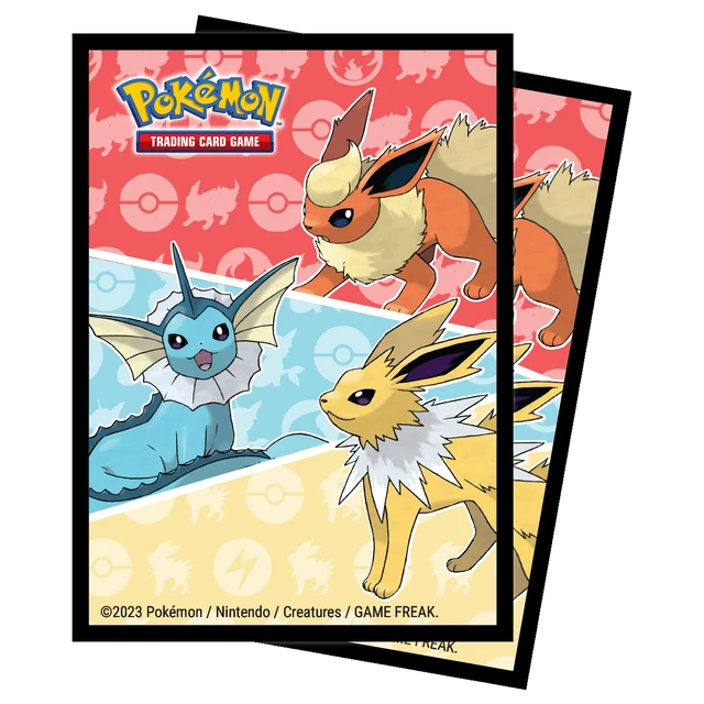 Ultra PRO Sleeves: Eevee Evolution - Vaporeon, Jolteon, & Flareon