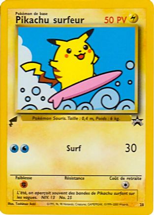 Pikachu (Surfing) (028/null) Pikachu World Collection Promos - Promo