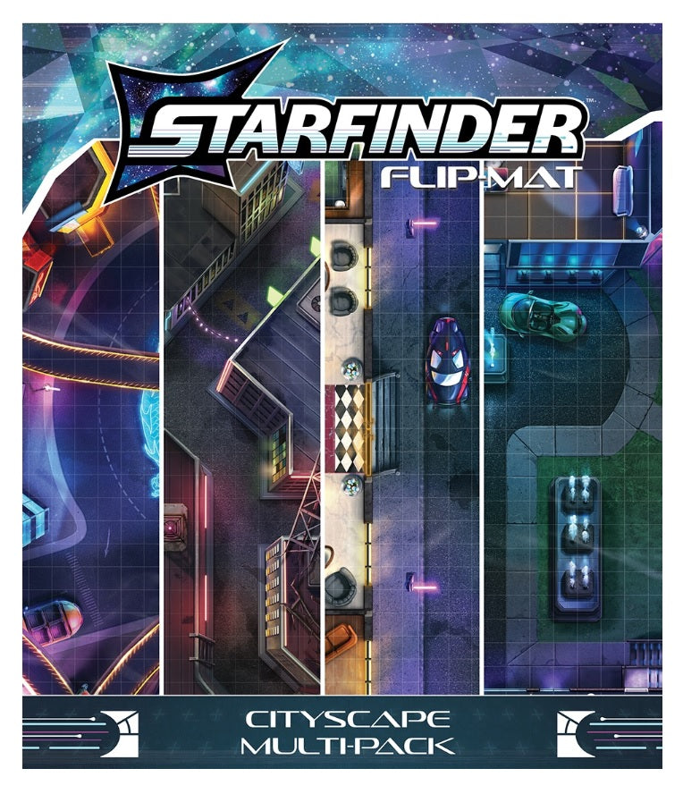 Starfinder Flip-Mat: Cityscape Multipack