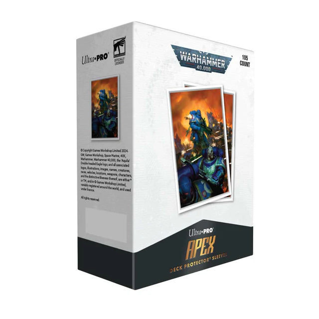 Ultra PRO: Standard 105ct APEX Sleeves - Warhammer 40k (Adeptus Astartes)
