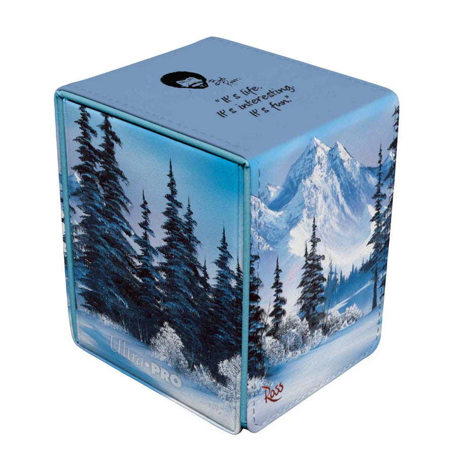 Ultra Pro: Bob Ross Winter Paradise Alcove Flip Deck Box