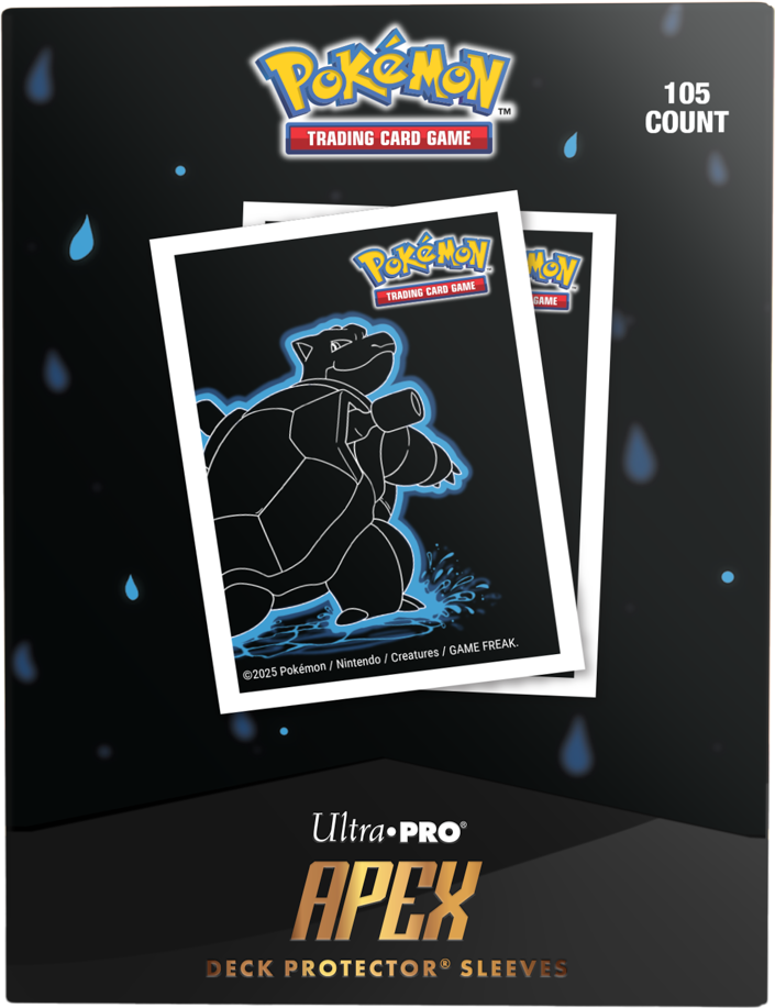 Ultra Pro - Apex Sleeves: Neon Blastoise