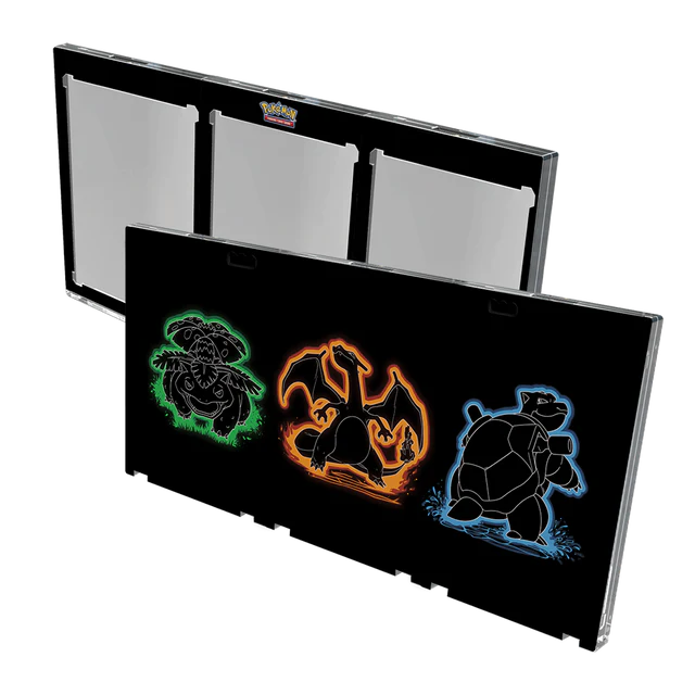 Ultra Pro: One-Touch Edge 3-Card Display - Neon Kanto