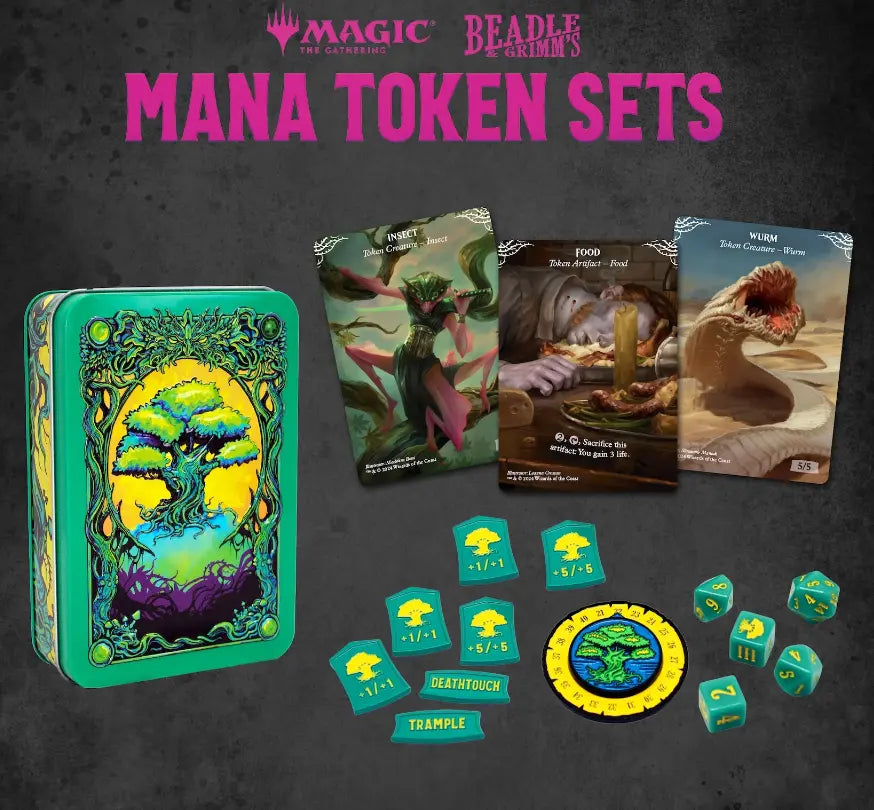 Beadle & Grimm's MTG Mana Token Sets - Green