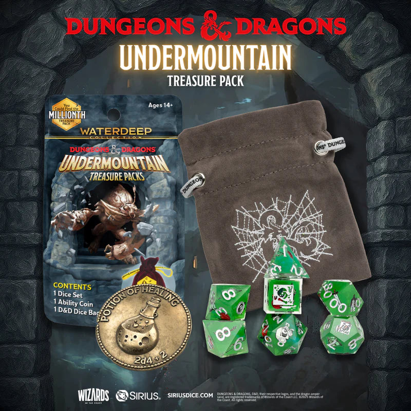 Undermountain Treasure Pack Dice Sets
