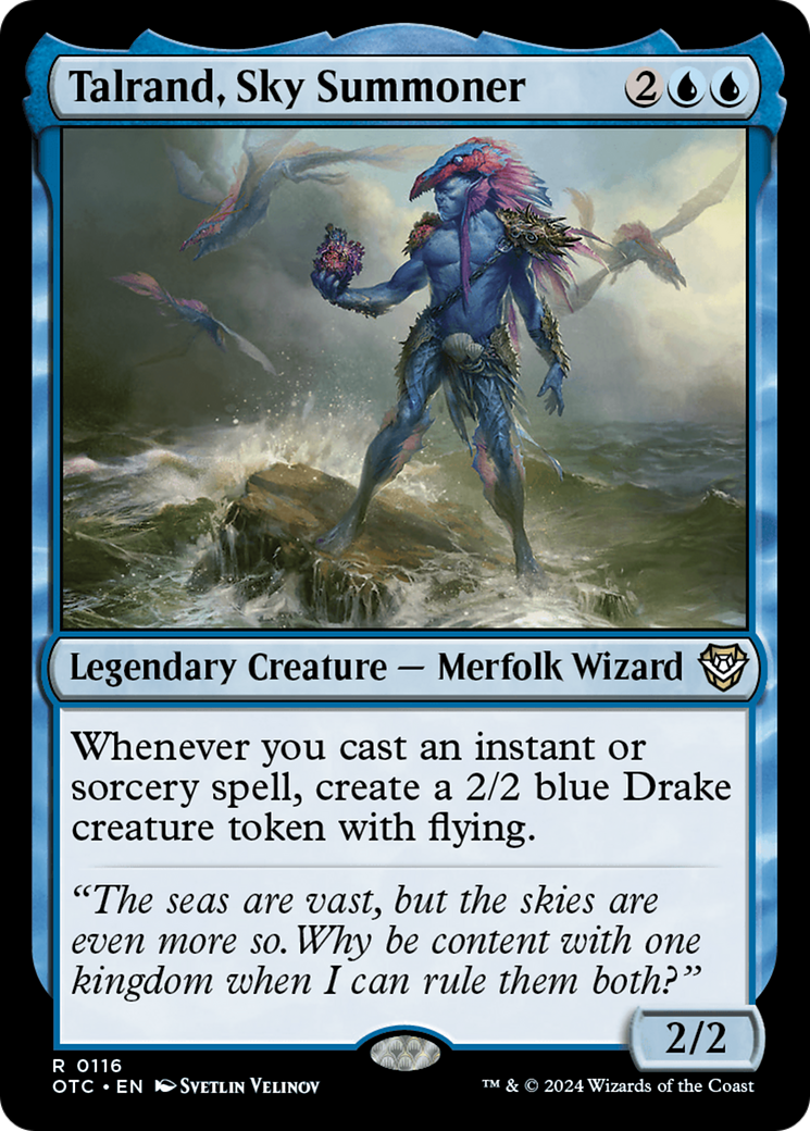 Talrand, Sky Summoner [Outlaws of Thunder Junction Commander]