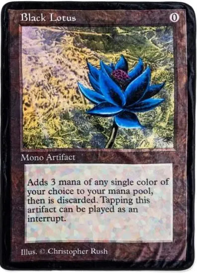 Magic: The Gathering Blanket: Black Lotus