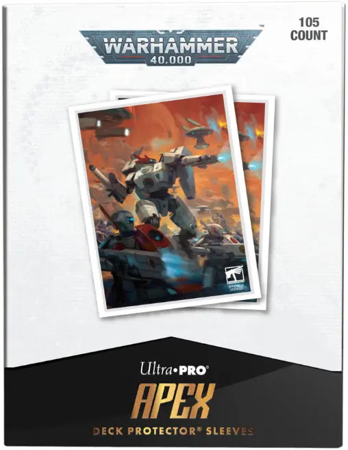 Ultra PRO: Standard 105ct APEX Sleeves - Warhammer 40k (T'au)