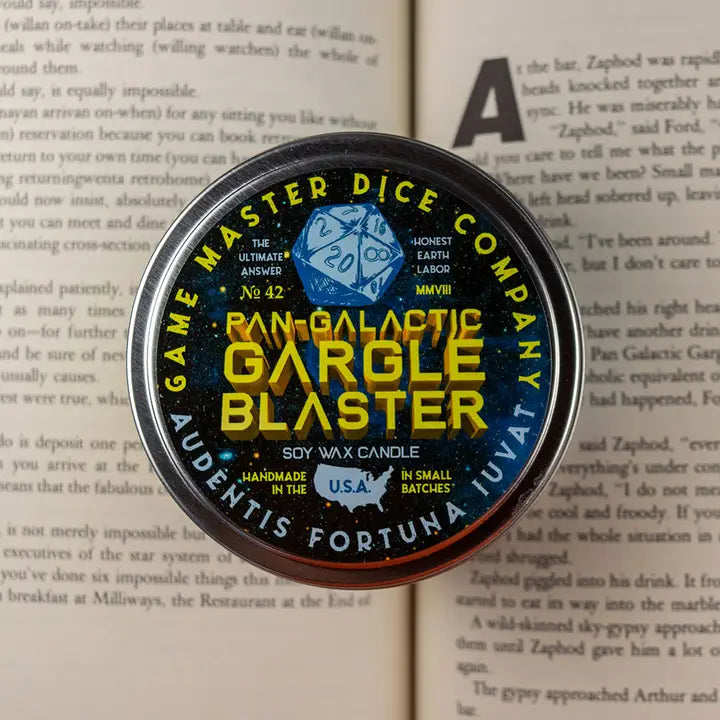 Game Master Dice Candle: Pan-Galactic Gargle Blaster (8oz)