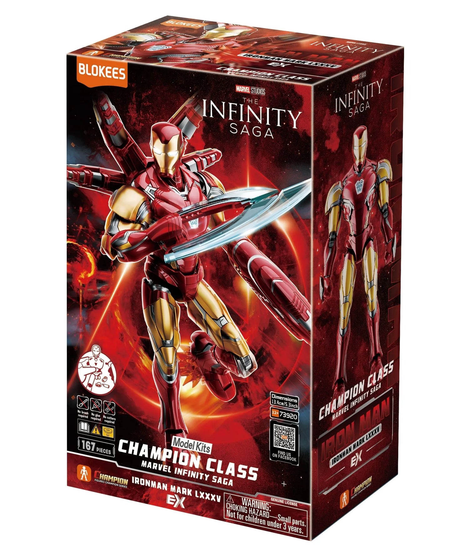 Blokees: Marvel Infinity SAGA - Champion Class 01 - Iron Man MK85