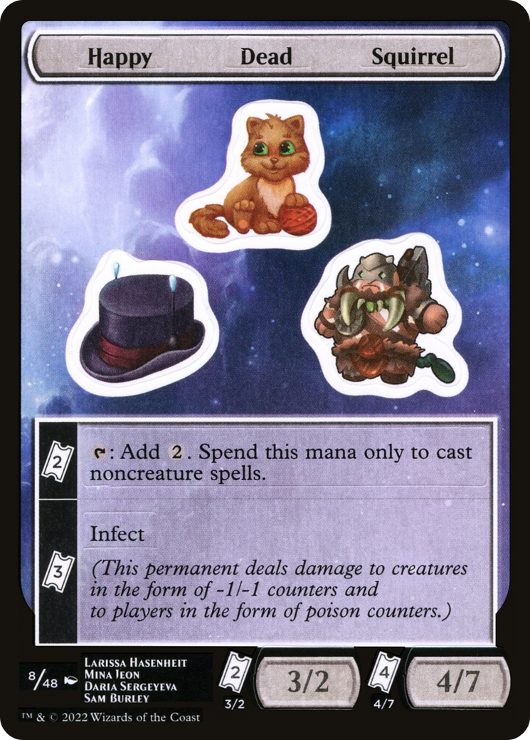 Happy Dead Squirrel [Unfinity Stickers]