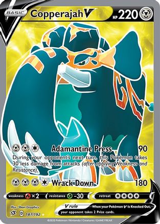 Copperajah V (187/192) [Sword & Shield: Rebel Clash]