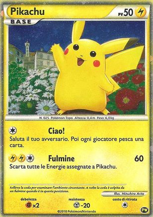 Pikachu (Italian) (0PW/null) - Holofoil Pikachu World Collection Promos - Promo