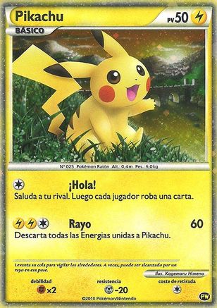 Pikachu (Spanish) (0PW/null) - Holofoil Pikachu World Collection Promos - Promo