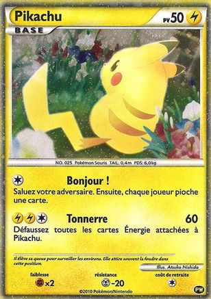 Pikachu (French) (0PW/null) - Holofoil Pikachu World Collection Promos - Promo
