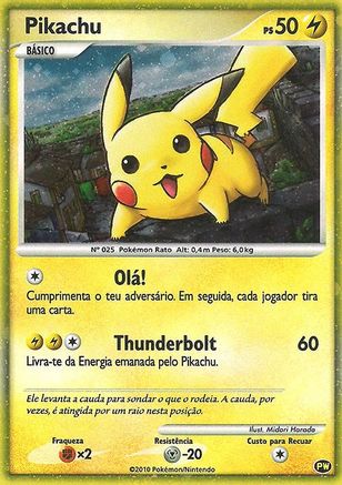 Pikachu (Portuguese) (0PW/null) - Holofoil Pikachu World Collection Promos - Promo