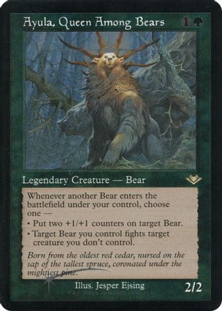 Ayula, Queen Among Bears (Retro Foil Etched) [Modern Horizons]