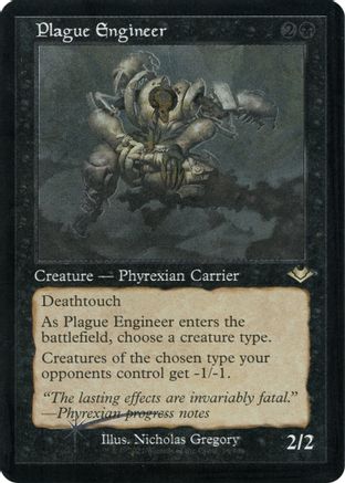 Plague Engineer (Retro Foil Etched) [Modern Horizons]
