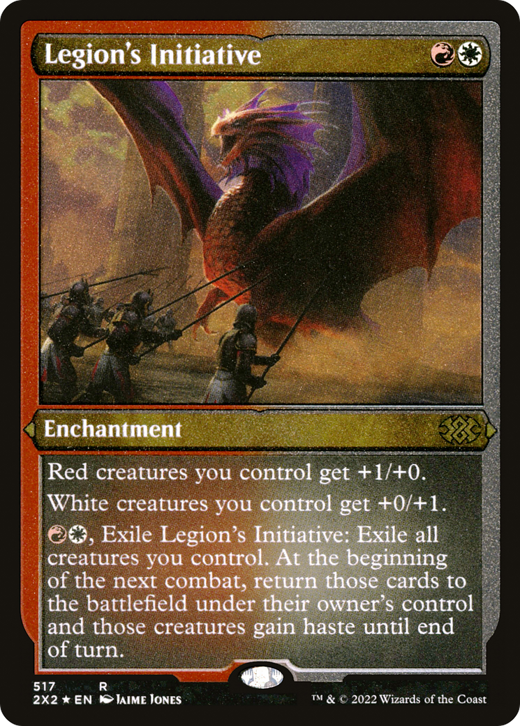Legion's Initiative (Foil Etched) [Double Masters 2022]