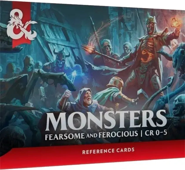 D&D Reference Cards: Monsters (Fearsome & Ferocious)