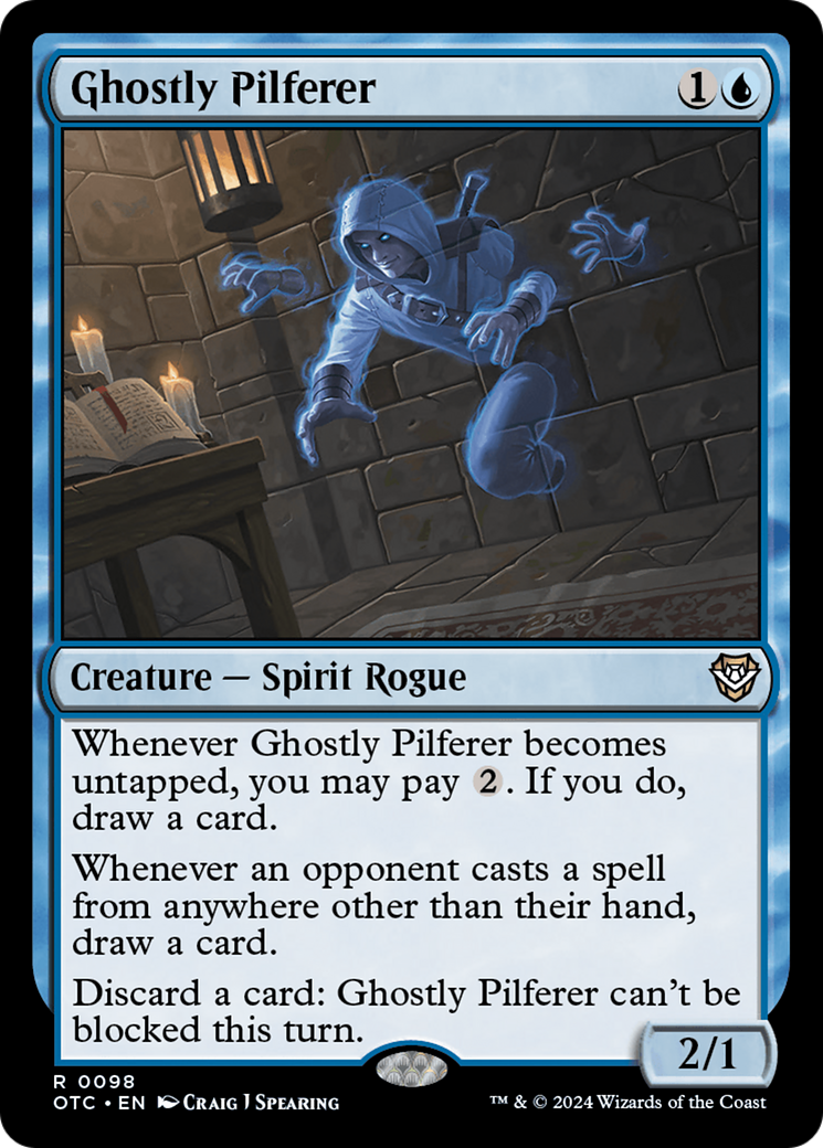Ghostly Pilferer [Outlaws of Thunder Junction Commander]