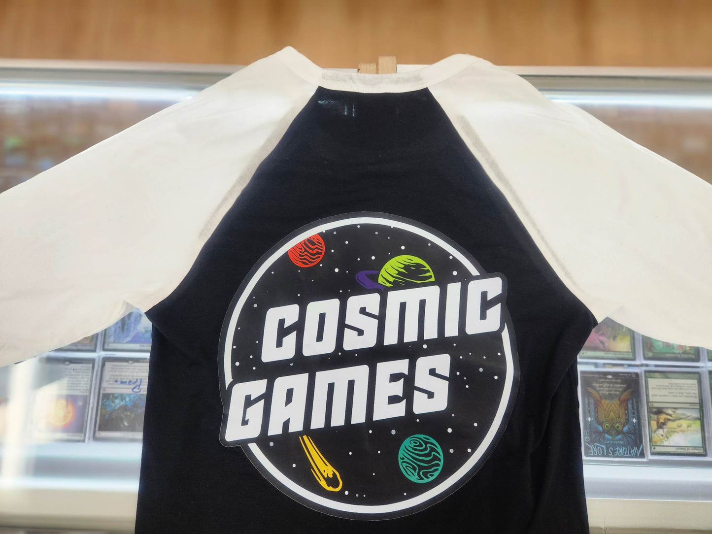 Cosmic Games Baseball Tee