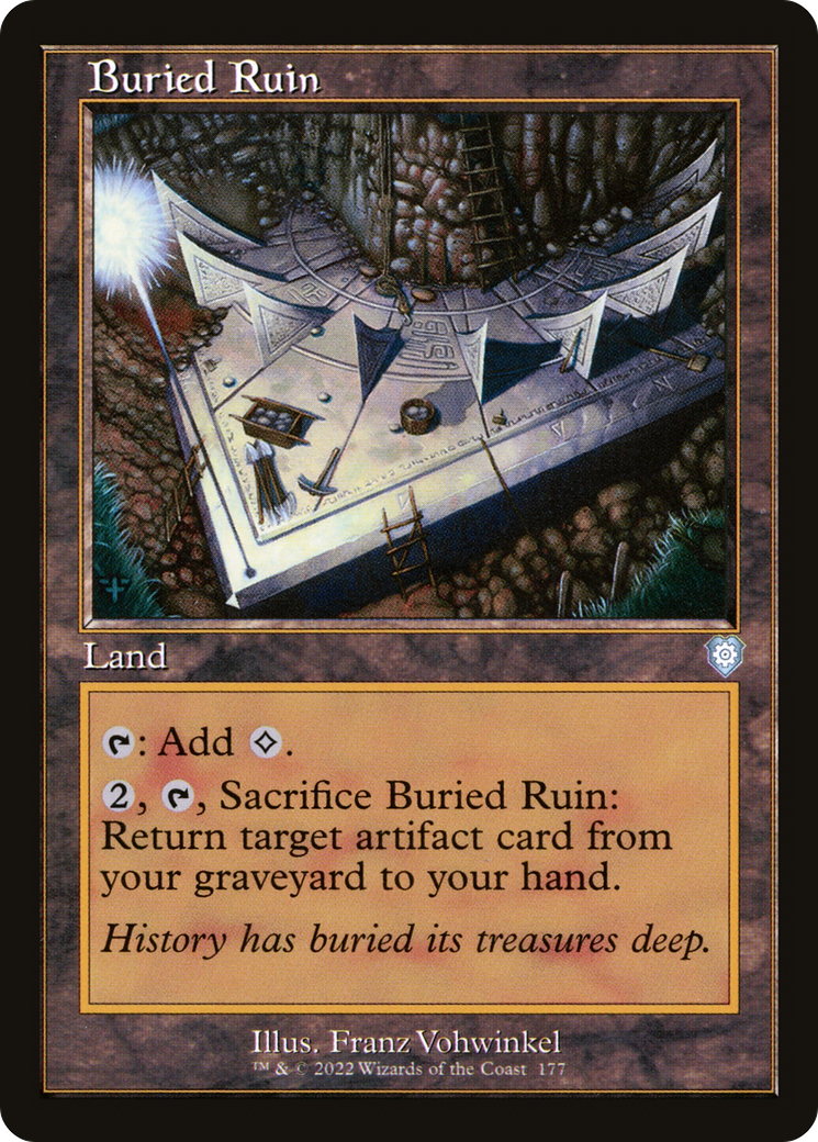 Buried Ruin (Retro) [The Brothers' War Commander]