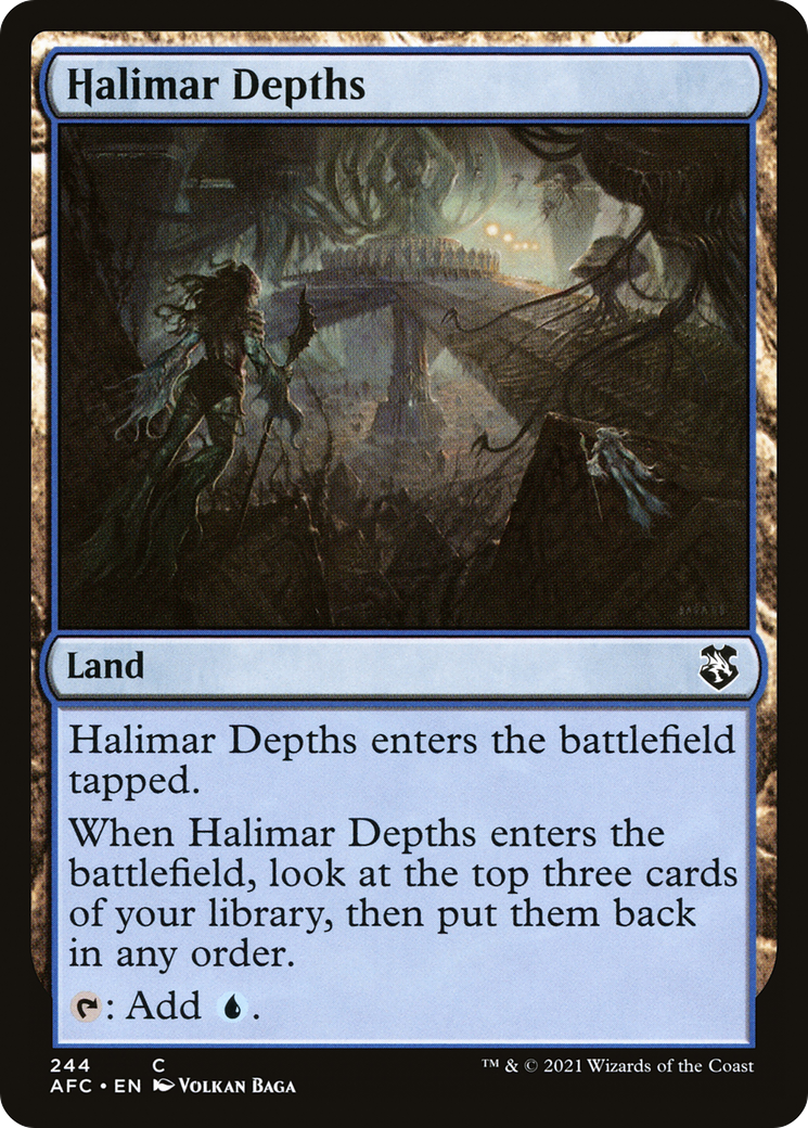 Halimar Depths [Dungeons & Dragons: Adventures in the Forgotten Realms Commander]