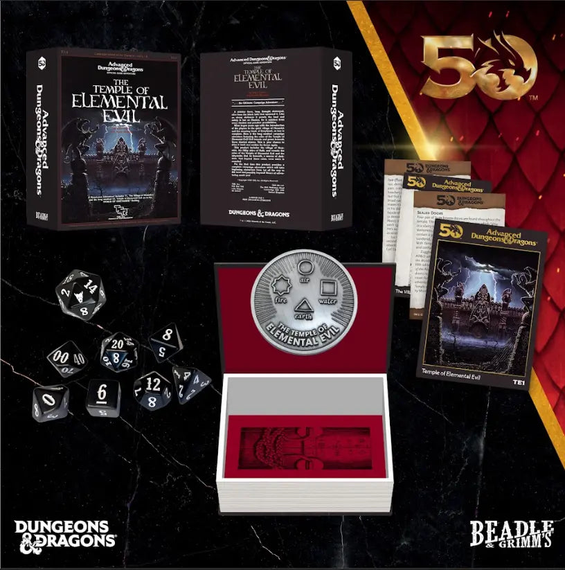 Beadle & Grimm's: Dungeons & Dragons Classic Module Dice Collection - The Temple of Elemental Evil