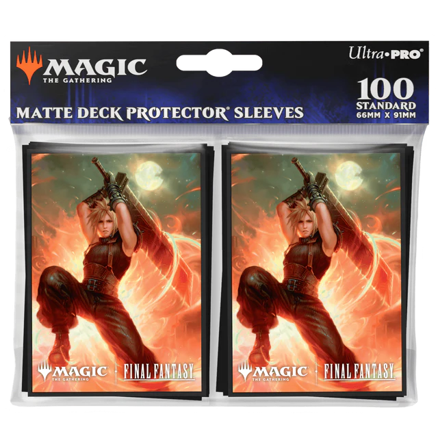 Ultra PRO: Standard 100ct Sleeves - Final Fantasy (Cloud, Ex-SOLDIER)