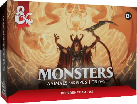 D&D Reference Cards: Monsters (Animals & NPCs)